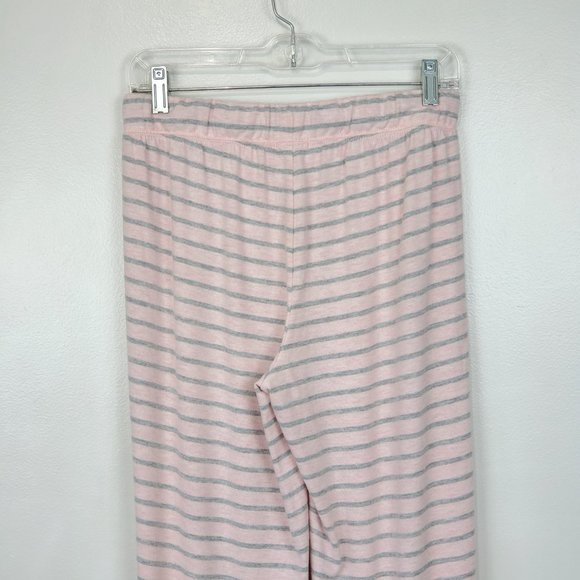 Splendid Elora Soft Cozy Gray Pink Striped Jogger Style Pajama Pants Size XS - Picture 5 of 10